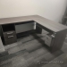 Grey Walnut L Suite Office Corner Desk